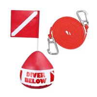 Ioensy - Boya Bandera De Buceo Flotador Inflable Señal De Flotador Para Pesca Submarina Buceo