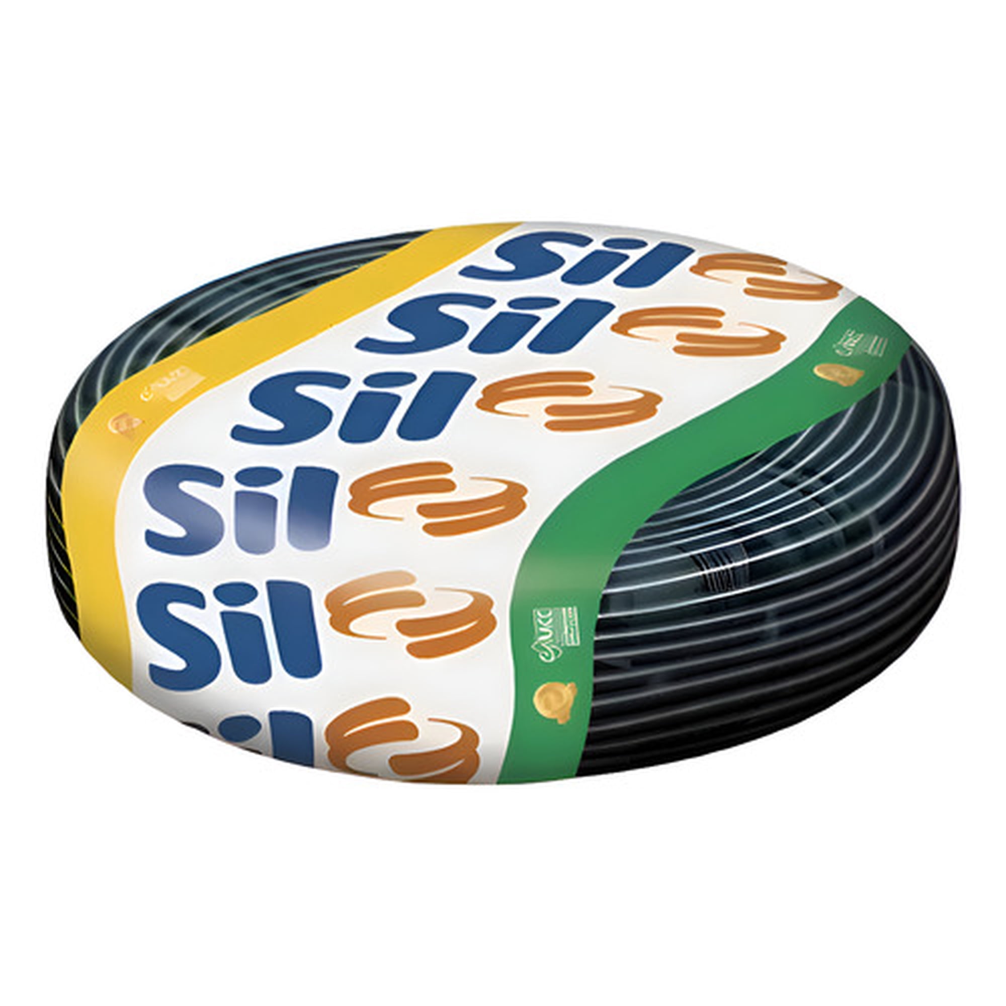 Cable Cordón Eléctrico Sil Flexible 2x1mm2 100m Negro Sec