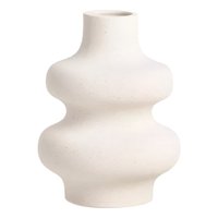 Genérico - Jarrón Ondulado Moderno Flores Minimalista 15Cm Jhn