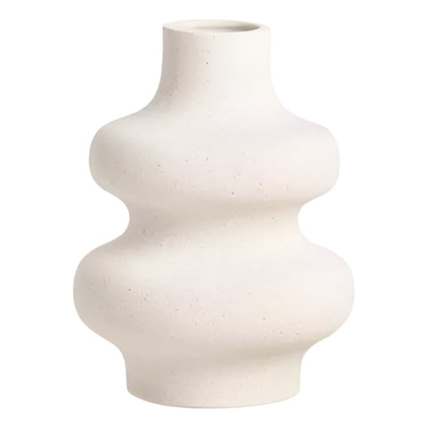 Genérico - Jarrón Ondulado Moderno Flores Minimalista 15Cm Jhn