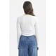 thumbnail image 3 of Polera Mujer Jacquard Recogido Blanco, 3 of 4