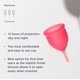 thumbnail image 4 of Copa menstrual Saalt, diseño premium y máxima comodidad, 4 of 7