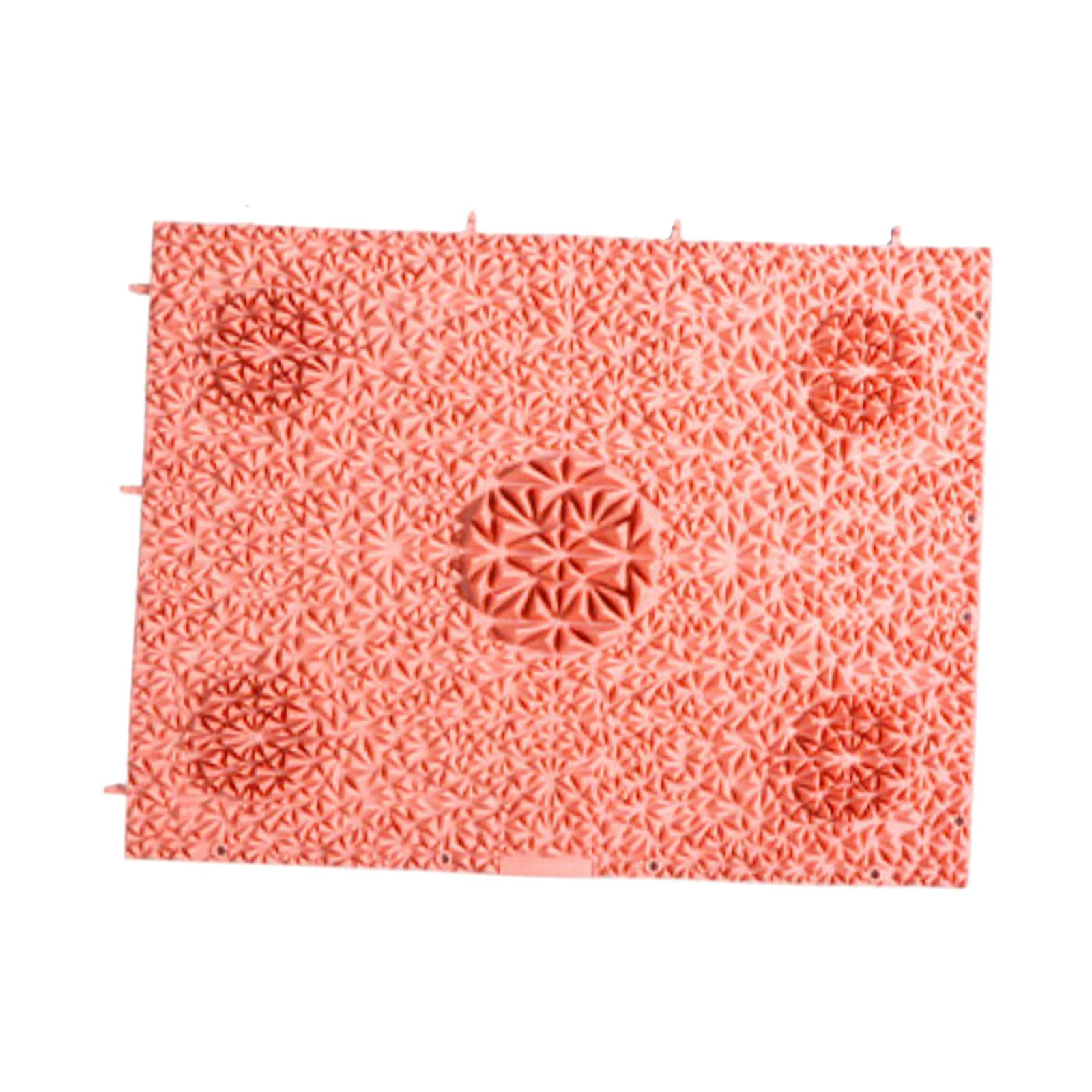 Magideal - Esterilla Para Masaje De Pies, Esterilla De Acupresión, Reflexología De Pies, Licencia Para Caminar, Almohadilla De Masaje, Esterilla De , Esterilla , Rosa