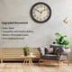 thumbnail image 3 of Reloj de pared Foxtop, retro, silencioso, no hace tictac, 30 cm, color bronce, 3 of 9