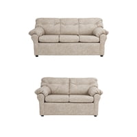 Muebles América - Living América 32 Cuero Auris Beige