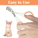 thumbnail image 5 of Cortaúñas para mascotas, tijeras para uñas con orificio de posicionamiento para gatos y animales pequeños, cortaúñas para mascotas, cortaúñas para gatos, perros pequeños, conejos, pájaros y otros anim, 5 of 7