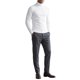 thumbnail image 2 of INSPIRE CHIC Camiseta de Cuello Alto de Manga Larga para Hombre Ajuste Ceñido Camiseta Térmica Suave L Blanca, 2 of 5