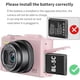 thumbnail image 3 of Camara Digital VJIANGER 4K 64MP Pantalla Flip 18X Zoom WiFi WD08, 3 of 3