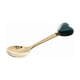 thumbnail image 1 of Xiao Hua Cuchara de Postre - Juego de 4 Piezas Cuchara de 4.72 Pulgadas de Largo, Vajilla Decorativa de Cerámica Verde Oscuro con Diseño de Amor, Juego de Vajilla para Uso Diario, Cubiertos para, 1 of 3