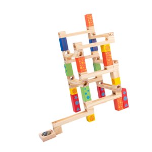 Magideal - Pista De Madera De Mármol Para Niños, Pista De Juguete De Mármol, Automontaje, Rompecabezas De Madera 3D, Kits De Construcción Diy Para Decoración Del 52 Piezas