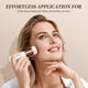 thumbnail image 4 of Brocha de maquillaje DuCare Foundation Flat Top Kabuki Rose Golden, 4 of 9