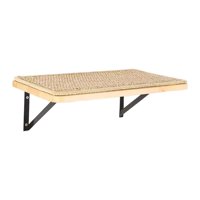 Magideal - Muebles De Pared De Gato, Estante De Gato Con Alfombra De Rayas De Gato, Estante De Escalada De Gatito, Percha De Pared De Gato Para Ascender, Dormir