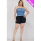 thumbnail image 2 of Top Corto De Tirantes Finos Ajustables Con Volantes En Capas Color Nube (talla Grande Para Mujer), 2 of 5