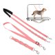 thumbnail image 1 of Correa de Aseo para Perros Uxcell, Lazos de Aseo para Mascotas Arnés de Aseo Extensor de Brazo de Mesa con Correa de Restricción con Anillos en D (Rosa, 3 Piezas), 1 of 7
