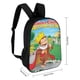 thumbnail image 2 of Jorge el Curioso-theme Backpack, Campus style schoolbag Bookbag with Adjustable Shoulder Straps And Large Zip Compartment, Unisex Travel Bags., 2 of 6