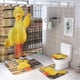 thumbnail image 1 of Big Bird-theme 4-Piece Shower Curtain Set with Rugs, Waterproof Bathroom Decor Set Includes Bath Mat, U-Shaped Rug, Toilet Lid Cover and Curtain with Hooks, 1 of 6