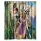 thumbnail image 1 of Cortina de ducha de Rapunzel Enredados, juego de cortina de baño con ganchos, tamaño 60 x 72 pulgadas, 1 of 3