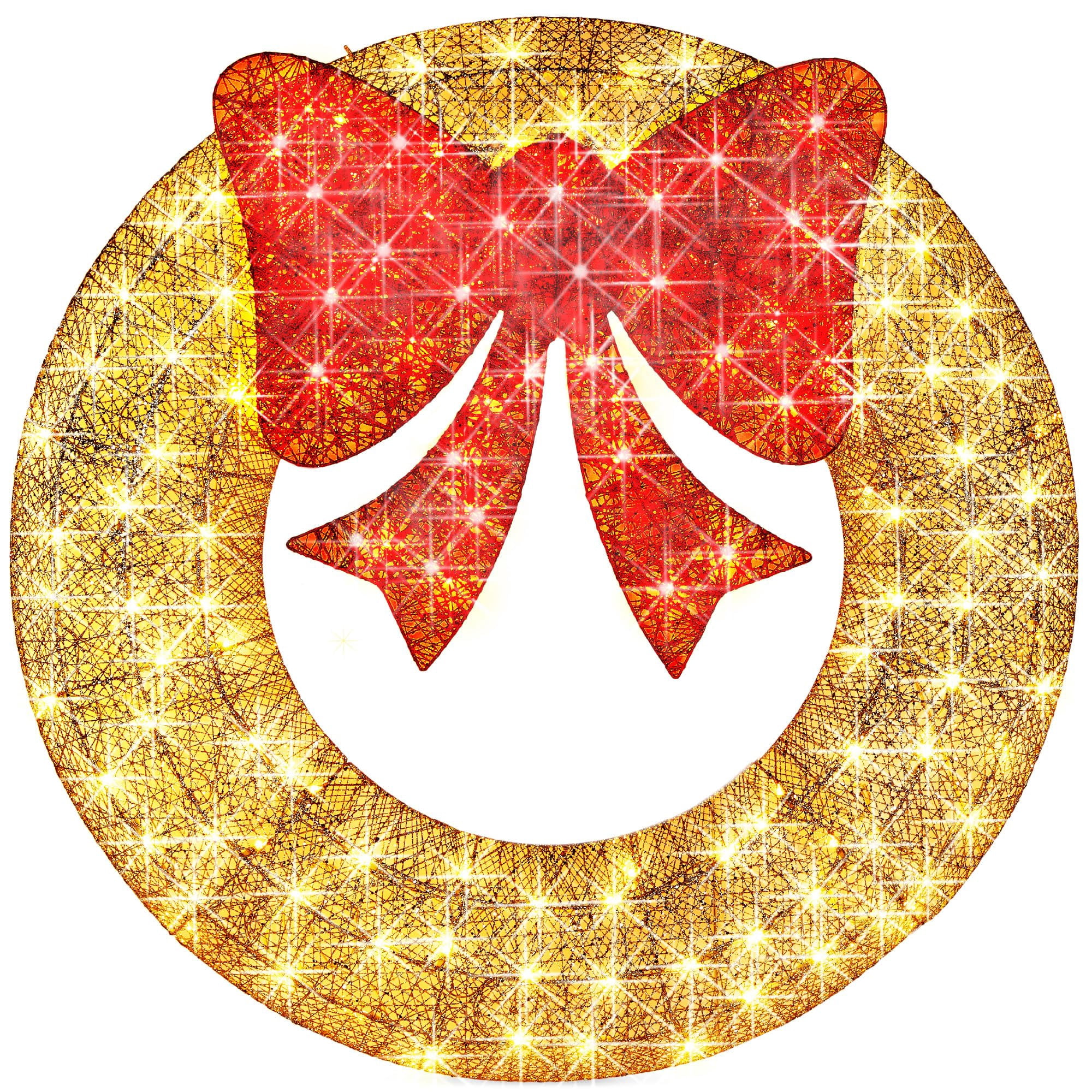 Corona De Navidad Best Choice Products 76 Cm Led