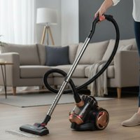 Raf - Aspiradora De Arrastre Alta Potencia De Succión 800W Sin Bolsa Ciclónica