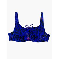 Samia - Bikini Copa C-D Blanda Estampado Azul
