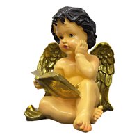 Genérico - Figura Decorativo Estatua Ángel Sentado Adorno Hogar Jhn