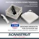 thumbnail image 4 of Caja de conexiones eléctricas impermeable Scanstrut SB-8-5 de 5 vías, 4 of 6