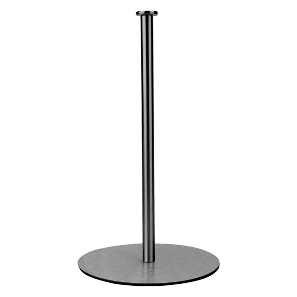 Soporte para Toallas de Papel REGALWOVEN de Sobremesa, Dispensador de Toallas de Papel con Base Antideslizante, Decoración de Cocina de Acero Inoxidable para Baño y Hogar Negro B 11.8x6.7in