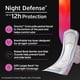 thumbnail image 5 of Toallas femeninas Kotex Ultra Thin Overnight con alas, extra absorbencia, 34 unidades, 5 of 7