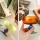 thumbnail image 5 of Cuenco de vidrio para helado, vasos de postre coloridos con pie, 5 of 5
