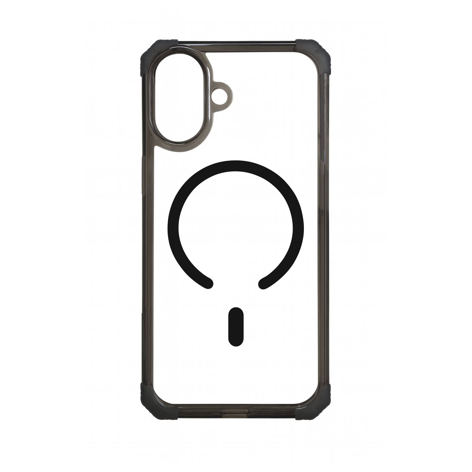 Joigo - Carcasa Antishock Clear Para Iphone 17 Magsafe Negro
