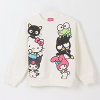 Polerón Cerrado Niña Personajes Blanco Hello Kitty