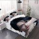 thumbnail image 1 of 3pcs Yim Si Wan Inspired Duvet Cover Set - Printed Bedding Soft Duvet And Pillowcases, 1 of 5