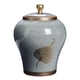 thumbnail image 5 of Tarro De Jengibre De Porcelana De Estilo Chino, Tarro De Almacenamiento, Jarrón De Cerámica Decorativo Gris, 5 of 5