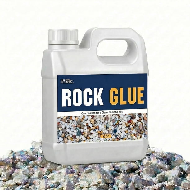 Pegamento Teexpert para Paisajismo: Pegamento para Grava de 30 OZ para Grava Pea, Piedras – Fijación Fuerte, Adhesivo para Paisajes Resistente a la Lluvia para Jardín, Patio, Senderos y Entrada