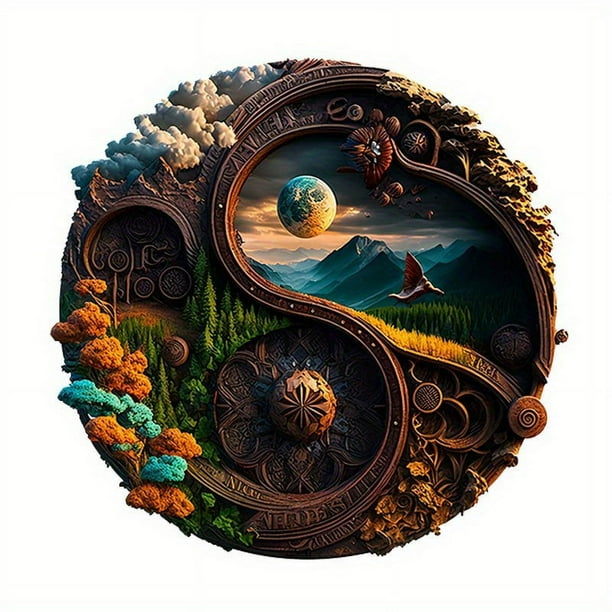 Cretaceous Wooden Puzzle, Exquisite Gift Packaging With Challenging High-difficulty Puzzles, The Best Gift For Adults And Children, Irregular Shape Particles, The Shape Does Not Repeat.