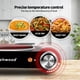 thumbnail image 5 of Estufa infrarroja Hot Plate Techwood de un solo quemador, 1200 W, negra, 5 of 7