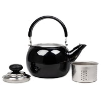 Doral - Tetera De Acero Inoxidable 800Ml Color Negro - Ps