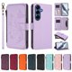 thumbnail image 3 of Funda Cartera Mariposa para [Samsung Galaxy S26 Plus] con Soporte y Cremallera Morado claro, 3 of 6