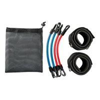 Magideal - Juego De Bandas De Resistencia Para Tobillos, Dispositivo De Entrenamiento De Velocidad Y Agilidad, Equipo Con Puños Y Bolsa, Bandas De Ejercicio Para Rojo Y Azul