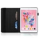 thumbnail image 5 of Funda con relieve del Árbol de la Vida para tablet ipad 5/6/8/9 con soporte, ranuras para tarjetas y soporte para lápiz óptico. Negro, 5 of 6
