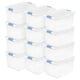 thumbnail image 1 of Caja de Almacenamiento Sterilite con Cierre, Plástico Transparente de 64 Cuartos, Paquete de 12, 1 of 9