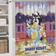 thumbnail image 5 of Bluey-theme 4-Piece Shower Curtain Set with Rugs, Waterproof Bathroom Decor Set Includes Bath Mat, U-Shaped Rug, Toilet Lid Cover and Curtain with Hooks, 5 of 6