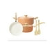 thumbnail image 1 of Batería de Cocina Ilko Apricot Ceramic 7 Piezas | Revestimiento Cerámico, 1 of 4