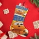 thumbnail image 4 of Garfield (2) Tema: Calcetines de Navidad, fino lino blanco para colgar en escaleras y chimenea, decoración navideña para el hogar, regalo de Navidad. 45cm × 32cm, 4 of 5