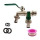 thumbnail image 1 of Divisor De Manguera De Jardín De 2 Vías Con Conector De Manguera De Latón De Doble Salida Para Grifo De Agua, 1 of 5