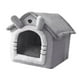 thumbnail image 3 of Gato Cueva Cama Lindo Perro Villa Gatito Cachorro Gato Tienda Cama Cómodo Cojín Felpa M, 3 of 3