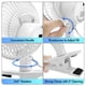 thumbnail image 5 of Ventilador de escritorio Comfort Zone CZ6C eléctrico de 15 cm, 2 velocidades, 2,0 m/s, 5 of 9