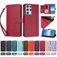 thumbnail image 4 of Funda Cartera Trébol para Samsung Galaxy S21 Ultra con Ranuras Tarjetas y Carga Inalámbrica Rojo, 4 of 6