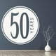 thumbnail image 2 of Decomural 50th Birthday Badge Novelty Party WS-17080, 2 of 2
