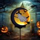 thumbnail image 1 of Luz Solar Fantasma de Halloween con Estaca Manortang para Exterior, 1 of 9